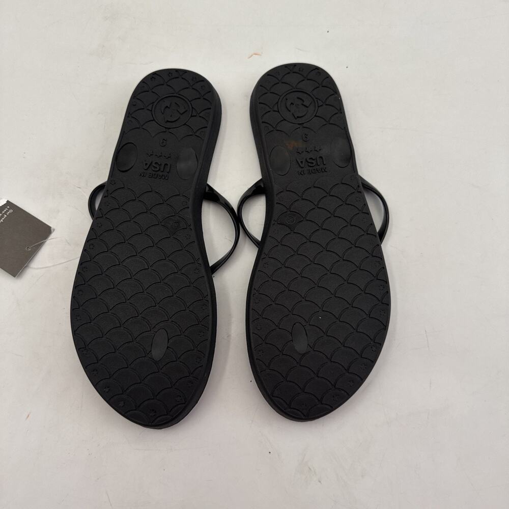 Okabashi Women's Shoreline Thong Flip Flop Sandals Black Size 9 - Picture 6 of 10